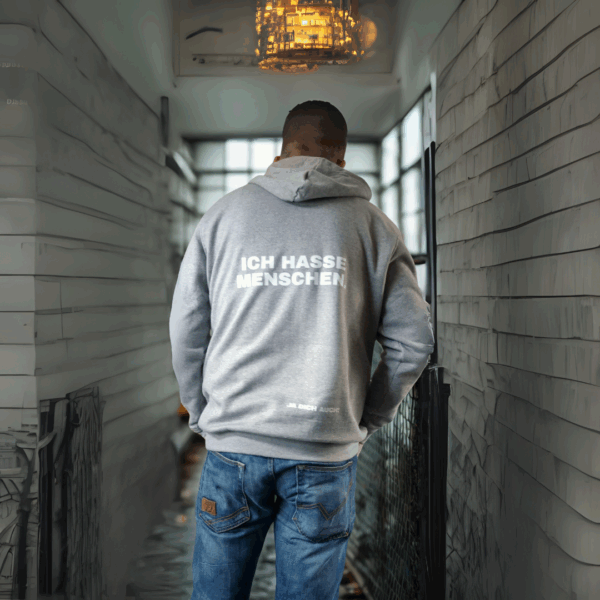 Hoodie "Ich hasse Menschen"